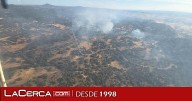 Siguen las labores de extinción del incendio de Almorox con tareas de remate y liquidación de puntos calientes