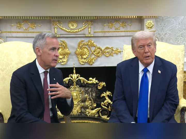 Canadian PM Carney praises Trump during Oval Office talks