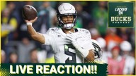 REACTION: Oregon DEMOLISHES Rutgers Behind DOMINANT Showing From Dante Moore, Ducks' Offense