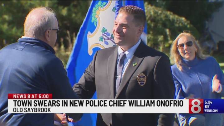 Old Saybrook swears in new police chief