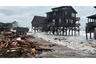 The Outer Banks Voice -   Dare officials visit Buxton oceanfront, will send debris removal contractor to site