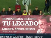 El emotivo homenaje de Lanús para Miguel Ángel Russo: su familia estuvo en el estadio y también los jugadores del ascenso del 92