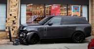Police issue update after Range Rover hits pedestrian then ploughs into Sainsbury's
