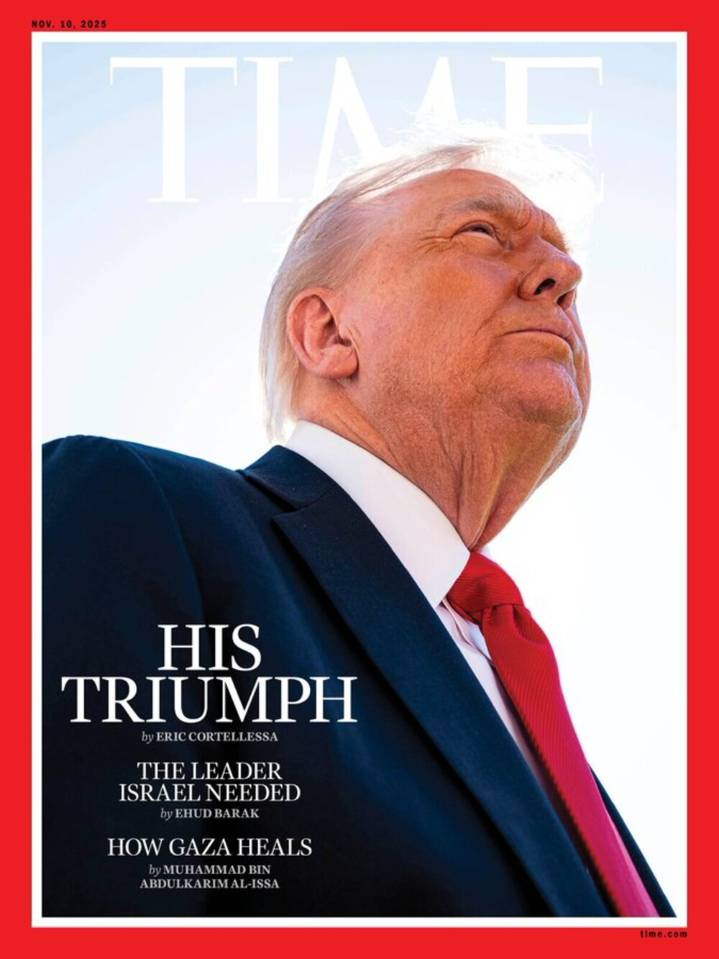 EEUU Trump, descontento con su foto en la portada de 'Time' EFE