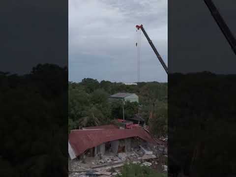 Massive destruction in the Philippines following 6.9 magnitude quake #shorts
