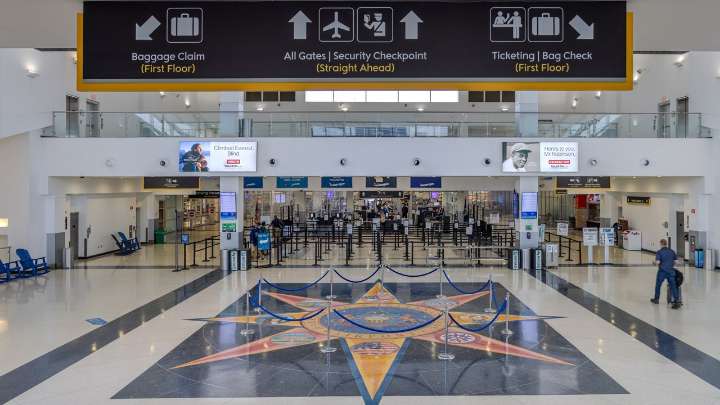 Hacker plays 'Free Palestine' message at Harrisburg International Airport