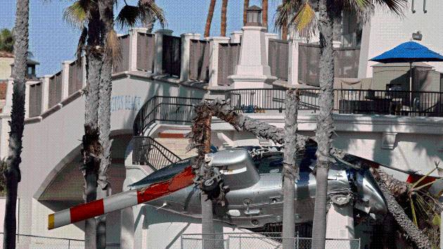 5 hospitalized after helicopter crashes in Huntington Beach, California