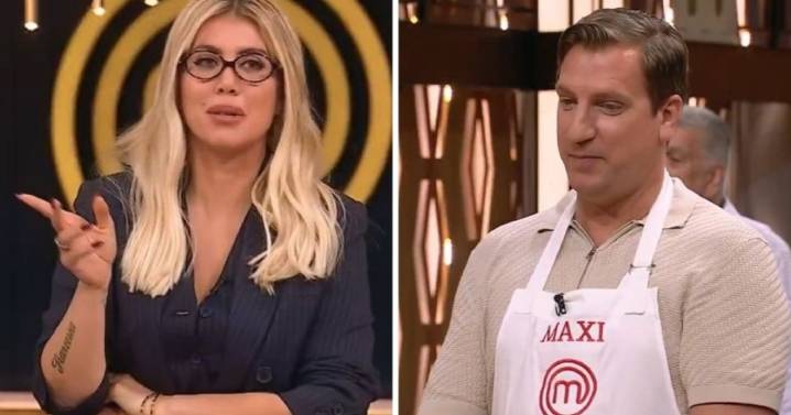 Divertido ida y vuelta entre Wanda Nara y Maxi López en MasterChef Celebrity: “Comí mucho tiempo esa carne”