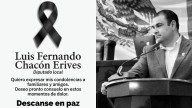 Lamenta Maru fallecimiento de Luis Fernando Chacón Erives