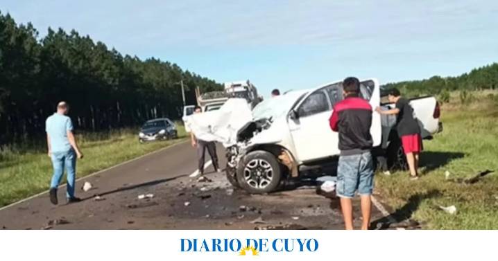 Dos camionetas chocaron de frente en Ruta Nacional 12: murieron cuatro personas