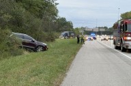 Two injured in crash along Route 7