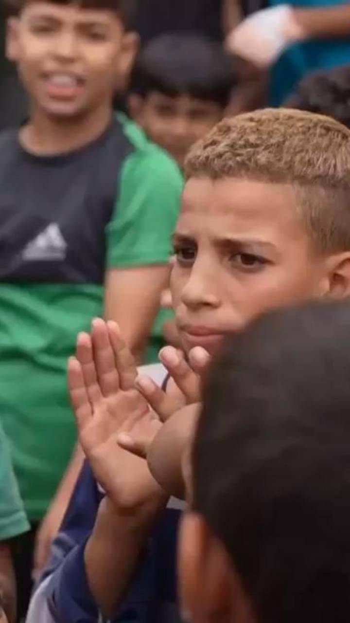 Celebrations in central Gaza Strip after Israel and Hamas agree to the 'first phase' of peace plan