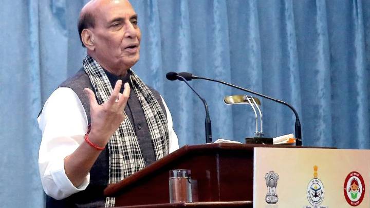 Rajnath Singh hails India’s defence self