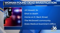 Woman found shot to death inside home, police search for a suspect