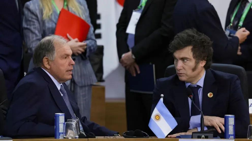 El canciller Gerardo Werthein le presentó su renuncia a Javier Milei