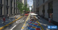 Transportes abre licitación para obras que permitirán el regreso de los buses al paseo Bandera