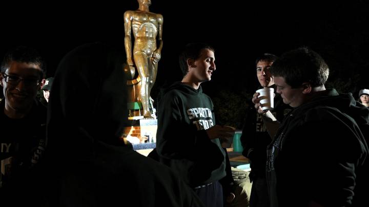 Rivalry week: Spartan Marching Band on guard for Sparty