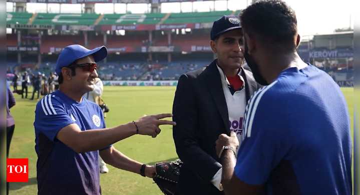 Gautam Gambhir, Jasprit Bumrah’s epic reaction goes viral after Shubman Gill wins first toss