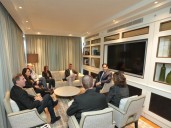US State Secy meets families of deceased Gaza hostages