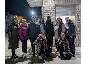 Community bonfire brings people together