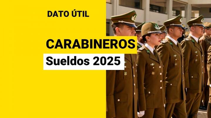 ¿Cuánto gana un carabinero recién egresado? Conoce los sueldos de acuerdo al rango