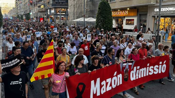 Alicante secunda la manifestación de València para pedir la dimisión de Mazón un año después de la DANA