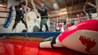 Boxer Jigg Johnson rolls with the punches