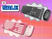 Looking for a typewriter-style keyboard? Amazon has a retro set for 23% off
