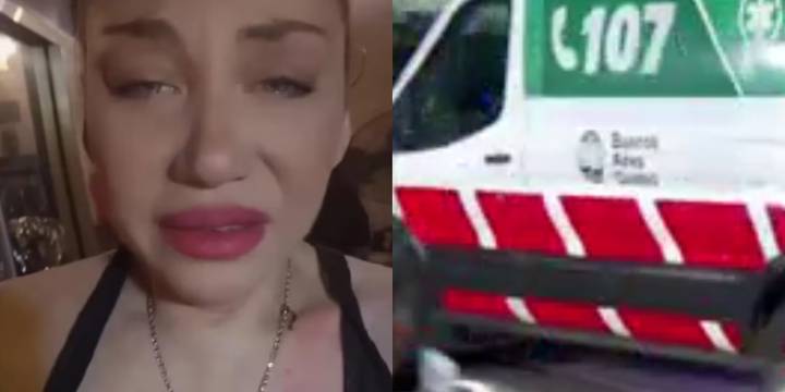 El momento en el que Lourdes Fernández de Bandana era trasladada tras la detención de Leandro García Gómez