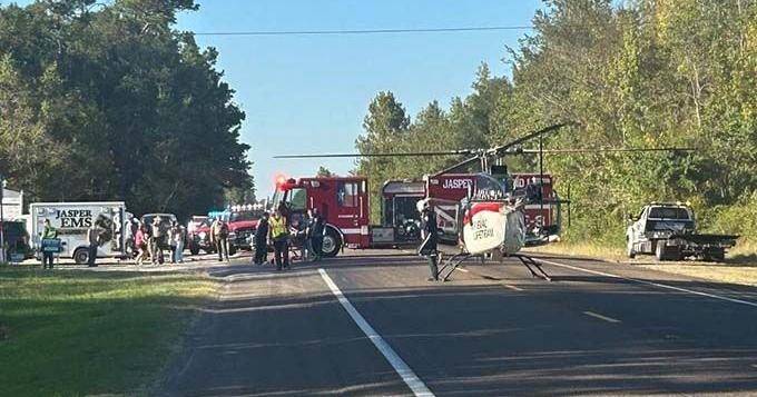 DPS says elderly woman suffered life-threatening injuries in Jasper County crash