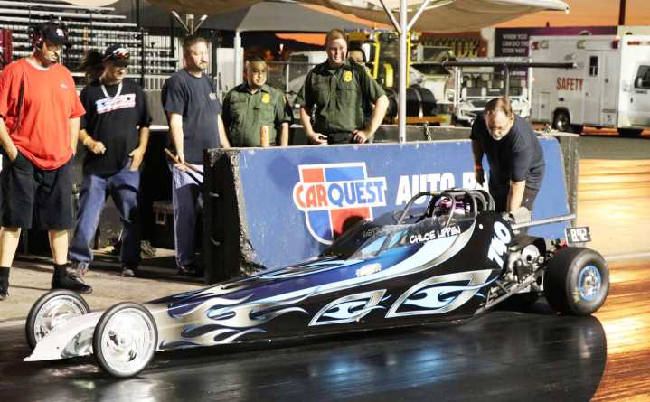 Drag racing in Chandler the weekend of Oct. 24