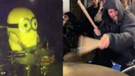 ¿Minion tarolero? No, es Justin Bieber tocando banda