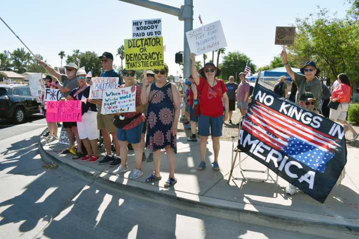 Trump protest in Surprise planned for Saturday