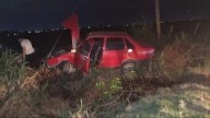 Un hombre de 66 años hospitalizado tras volcar en accidente en Pocito