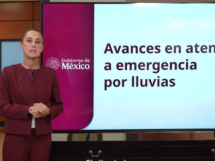‘A todos los vamos a ayudar, nadie se va a quedar sin el apoyo’, Sheinbaum a afectados por lluvias