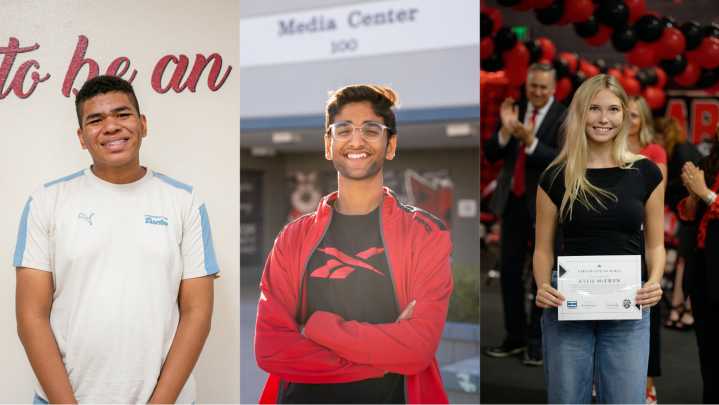 Peoria Unified celebrates 3 National Merit semi