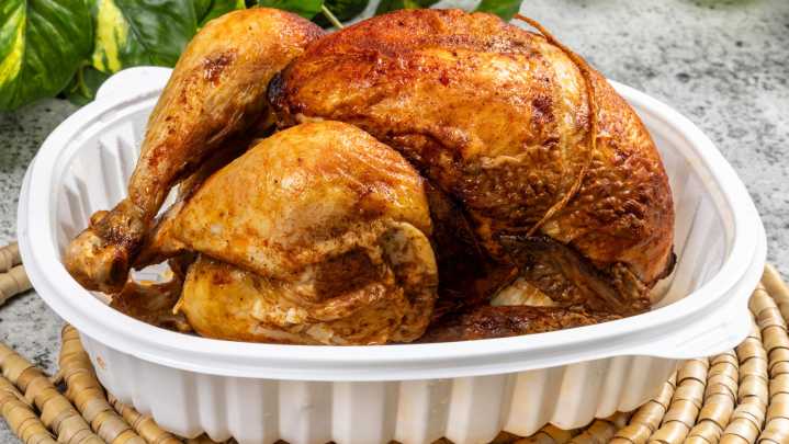 The First Step You Should Take When Bringing Home A Rotisserie Chicken