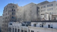 Incendio afecta a edificio contiguo al Ministerio de Justicia