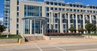 Fencing around Rockford courthouse removed