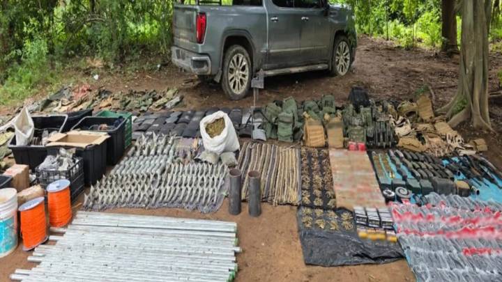 Fuerzas Federales aseguran 485 artefactos explosivos en 2 estados