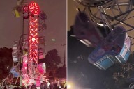 Carnival Ride Carriages Snaps Off and Come Crashing Down in Terrifying Video