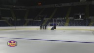 Get a behind-the-scenes look at the ice rink installation at the MassMutual Center