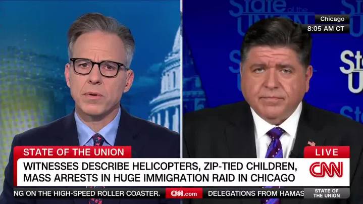 Pritzker Shreds Noem For Claiming Chicagoans Are 'Clapping' For ICE Agents