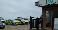 Police cordons up at popular Devon beach