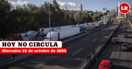 Hoy No Circula miércoles 22 de octubre 2025: qué autos y placas descansan en CDMX y Edomex