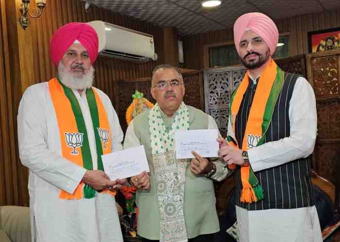 BJP Storms Tarn Taran as Congress Leaders Join Hands in the By