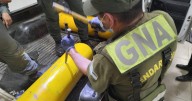 Rellenaron dos tubos de GNC con más de 86 kilos de cocaína