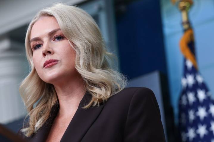 Karoline Leavitt taunts reporter with 'your mom' text message