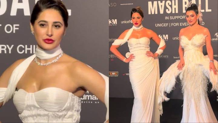 Nargis Fakhri Shines In Chic White Gown At Shalini Passi's Star