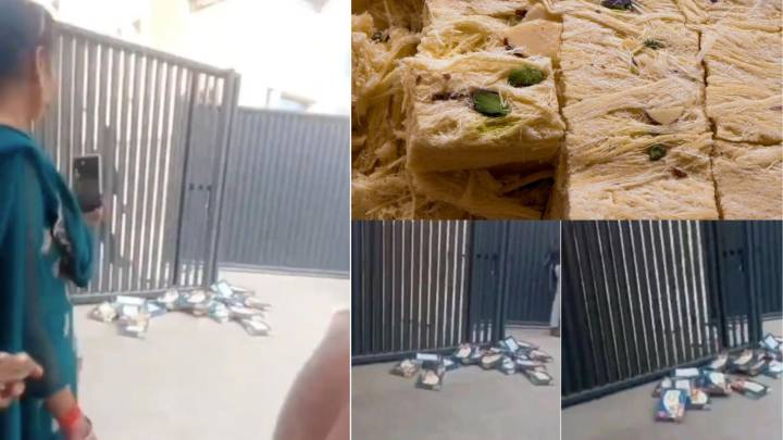 Diwali Gift Dispute: Workers Throw Soan Papdi Boxes at Factory Gate in Protest